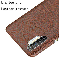 Acheter Wewoo Coque Rigide Pour caisse de PC + PU Crocodile antichoc à texture OPPO Realme XT / X2 / K5 Marron