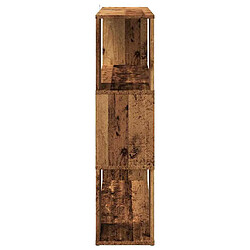 Acheter vidaXL Bibliothèque/Séparateur de pièce vieux bois 100x24x94 cm