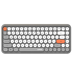 Wewoo Ajazz 308I 84 touches tablette téléphone mobile ordinateur de bureau domestique clavier Bluetooth gris