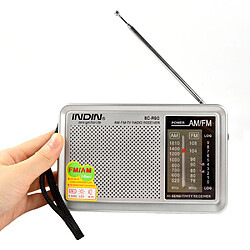 Acheter Universal Récepteur radio haute performance radio portable de poche FM76 108AM 530 1600 kHz Récepteur mondial haut-parleur intégré avec prise casque