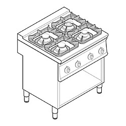 Cuisinière TECNOINOX