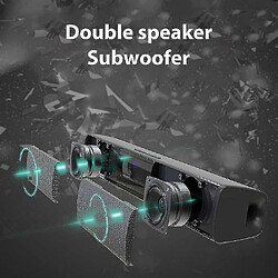 Acheter Universal Home Theatre Long Soundbar FM Radio Subwoofer Stereo Wireless Bluetooth Enceintes (noir)