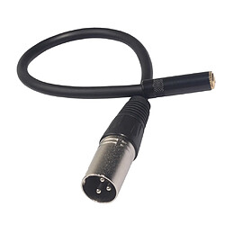 rca / xlr femelle vers xlr mâle xlr adaptateur de câble pour casque audio ligne 30cm a pas cher