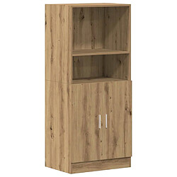 vidaXL Armoire de cuisine chêne artisanal 57x41,5x131,5 cm