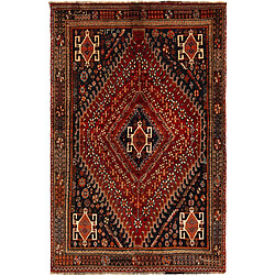 Vidal Tapis de laine 209x136 rouge Ghashghai