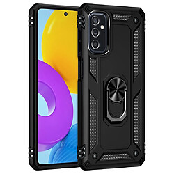 Coque en TPU anti-rayures avec béquille noir pour votre Samsung Galaxy M52 5G