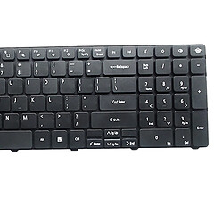 Acheter Noir Ordinateur Portable US Layout Clavier pour Gateway NV59A NV55C ID79C PK130QG2B00, 350x150x5mm