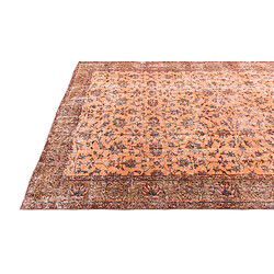 Vidal Tapis de laine 277x178 brun Ultra Vintage pas cher