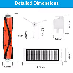 Avis Accessoires de remplacement pour aspirateur Robot Xiaomi Roborock S50 S55 S6, pièces détachées, filtre HEPA, brosse principale, brosse latérale