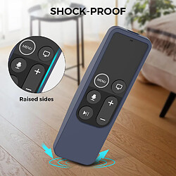 Acheter SANAG Coque Protectrice Pour Apple Tv Siri Remote [1Ère Gen] Avec Airtag Holder, Housse En Silicone Antiderapante Compatible Avec Apple Tv Hd 2016 / Apple Tv 4K 2017 [1Ère Generation](Bleu Nuit)