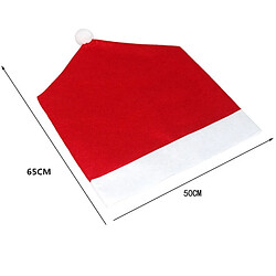 Acheter Wewoo Ornements de noël Housse de chaise de décoration de Rouge Hat, taille: 65cm x 50cm