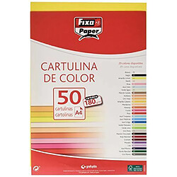 Fixo 11110360-Pack de 50grandes, A4, jaune