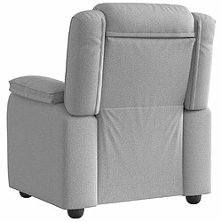 Acheter vidaXL Fauteuil inclinable gris nuage tissu