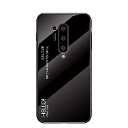 Coque en TPU dégradé de couleur tout noir pour votre OnePlus 8 Pro