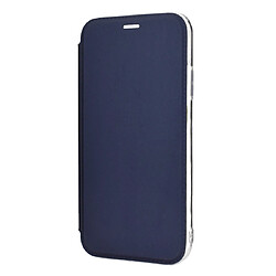 Wewoo Coque Étui en cuir PU + TPU miroir pour iPhone 11 Pro bleu