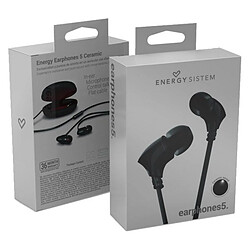 Totalcadeau Casque bouton avec microphone Noir pas cher pas cher