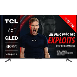 TCL TV QLED 4K 189 cm 75QLED770 Google TV 