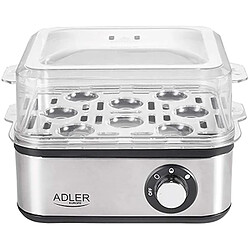 Adler cuiseur à œufs pour 8 œufs 800W gris noir