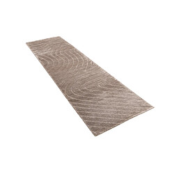 Vidal Tapis de couloir en laine 297x81 brun Darya