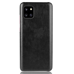 Coque en TPU + PU litchi rigide noir pour votre Samsung Galaxy A81/Note 10 Lite/M60S