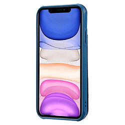 Avis Wewoo Coque Pour iPhone 11 Vertical Flip Wallet Couverture arrière antichoc Etui de protection avec porte-cartes et fentes cartes et lanière et cadres photo Bleu