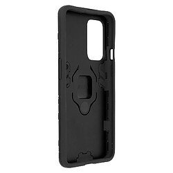 Avizar Coque OnePlus 9 Hybride Antichoc Bague Métallique Support noir