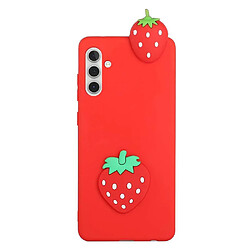 Coque en silicone antichoc, motif 3D fraise pour votre Samsung Galaxy A13 5G