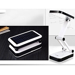 Lampe Solaire De Bureau Pliable Portable Lampe 24 LED Batterie Rechargeable