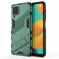 Coque en TPU antichoc avec béquille vert pour votre Samsung Galaxy M32 (Global Version)