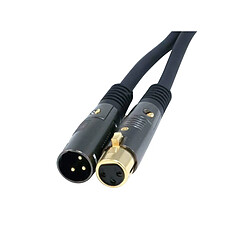 Monoprice XLR Male to XLR Female Cable | Microphone & Interconnect | Gold Plated | 16AWG | Premier Series