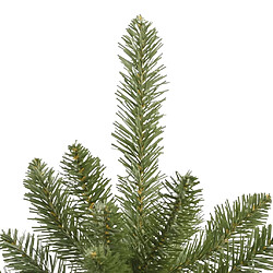 Avis vidaXL Sapin de Noël artificiel à charnières avec support vert 210 cm