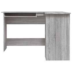 Acheter Maison Chic Bureau solide,Table de travail,Bureau d'ordinateur d'angle sonoma gris 120x140x75 cm bois d'ingénierie -GKD44546