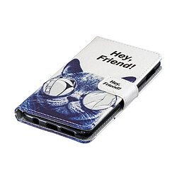 Avis Wewoo étuis en cuir Coque Housse Étui à rabat horizontal Cool Cat pour Galaxy S10e, avec porte-cartes et emplacements pour cartes