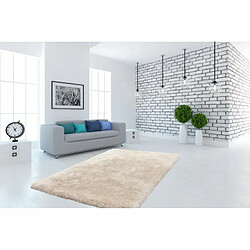 Paris Prix Tapis Shaggy Fait Main Cosy Ivoire 200 x 290 cm