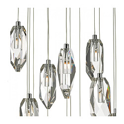 Acheter Luminaire Center Suspension Crystal Cristal,chrome poli 18 ampoules 120cm