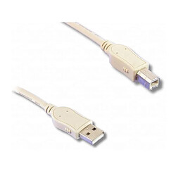 Cable USB 2.0 Hi-Speed, type A mâle / type B mâle, 5m00 - Parfait comme cable imprimante