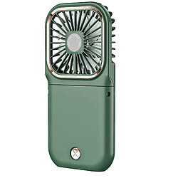 Ventilateur Portatif, Mini Ventilateur Rechargeable USB Pliable 5 en 1, banque d'alimentation 3000 mAh Ventilateur de Refroidissement à Cou Suspendu à 3 Vitesses