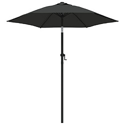 Helloshop26 Parasol extérieur 200 x 211 cm aluminium anthracite 02_0008040