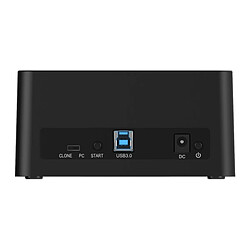 Avis Wewoo Boîtier disque dur noir 6629US3-C 2 baies USB 3.0 Type-B 2,5 pouces / 3,5 SATA HDD / SSD de stockage externe de