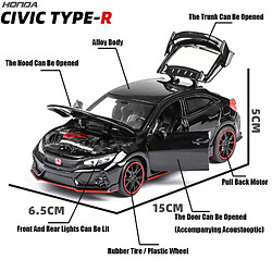 Avis Universal 1: 32 Citizen Type R Die Casting Métal Jouet Voiture Modèle Rouge Logo Voiture Avec Son Et Lumière Collection Jouet Pour Cadeaux De Noël Pour Enfants | Die Casting Jouet Voiture(Le noir)