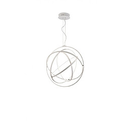 Luminaire Center Suspension Orbital blanc 5 ampoules 237cm