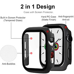 Coque en TPU intégré noir pour votre Apple Watch Series 7 41mm