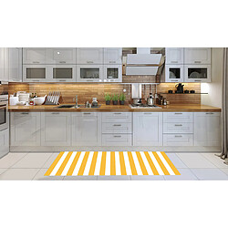 Alter Chemin de cuisine, 100% Made in Italy, Tapis antitache avec impression numérique, Tapis antidérapant et lavable, Modèle Cuneo, 140x52 cm