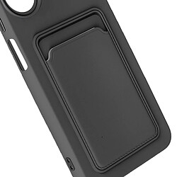 Avizar Coque pour Xiaomi Redmi 13C Porte-carte Souple Anti-traces Noir