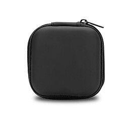 Cadorabo Boîte de rangement écouteurs dans NOIR Coque angulaire en tissu robuste