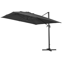 Habitat Et Jardin Parasol déporté Sun 4 - 3 x 4 m - Noir