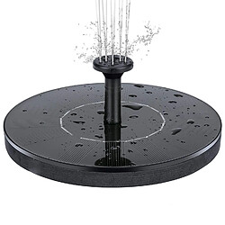 INF Fontaine solaire décorative 16 cm Noir