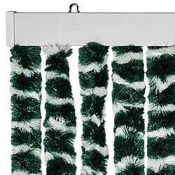 Avis vidaXL Moustiquaire Vert et blanc 100x220 cm Chenille