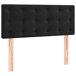 vidaXL Tête de lit Noir 90x5x78/88 cm Velours