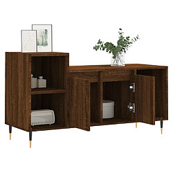 Acheter Maison Chic Meuble TV scandinave - Banc TV pour salon Chêne marron 100x35x55 cm Bois d'ingénierie -MN38660